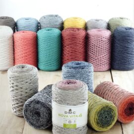 “NOVA VITA DMC 4” FILATO IN COTONE RICICLATO