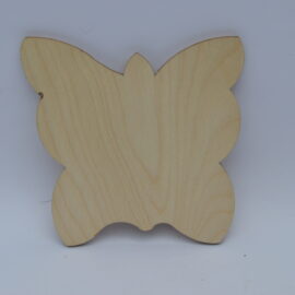 10 Sagome in legno forma farfalla cm 3