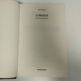 IL BROKER - Grisham, 2005, Mondadori