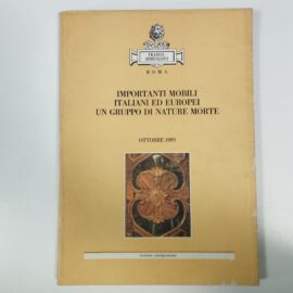 IMPORTANTI MOBILI ITALIANI ED EUROPEI UN GRUPPO DI NATURE MORTE - AA.VV, 1989, Semenzato