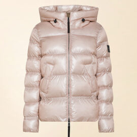 MARTFLY NLK Piumino corto in nylon laquè DEKKER DONNA