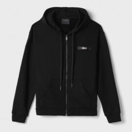 Felpa Fit. Scatola Con Zip E Cappuccio • Nero - Gaëlle Paris