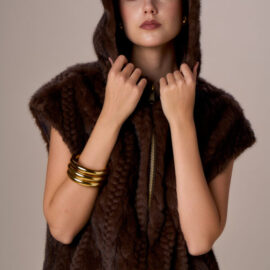 Gilet simil pelliccia lavorata NO SECRETS