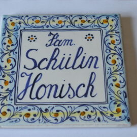 Mattonella ceramica personalizzata