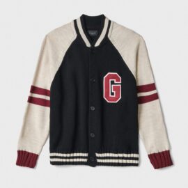 Maglia Bomber Con Logo Lato Cuore • Nero - Gaëlle Paris