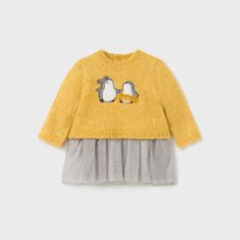 Mayoral Vestito combined tricot e tulle