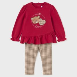 Mayoral Completo 2 pezzi leggings stampa