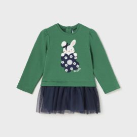 Mayoral Vestito combined tulle