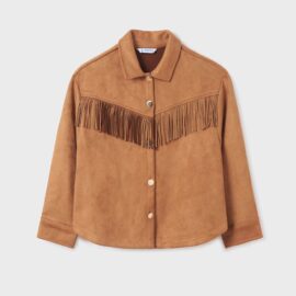 Mayoral Overshirt frange camoscio