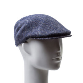 Coppola di tessuto con motivo spinato tweed in pura lana vergine BISSOLI