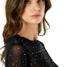 T-shirt rete diamanti NOSECRETS