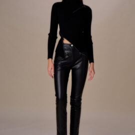 Pantalone simil pelle zippato NO SECRETS