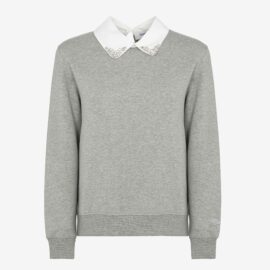 Felpa con collo in popeline MARKUP