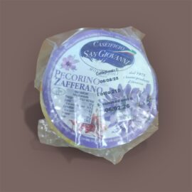 Pecorino allo zafferano 400g circa Caseificio San Giovanni