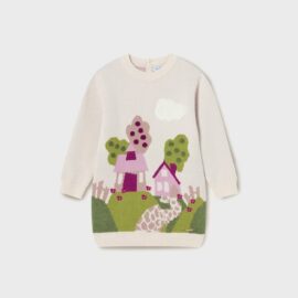 Mayoral Vestito tricot intarsi