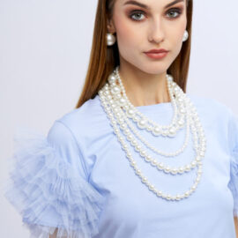 T-shirt maniche tulle NO SECRETS