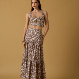 Set top e gonna cotone stampato NOSECRETS