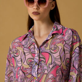 Camicia voile stampata NOSECRETS