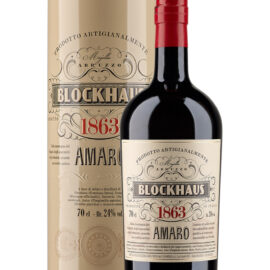 1 bottiglia di Amaro BLOCKHAUS  70cl 24%vol +astuccio