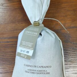 Lenticchie secche 500g “IL CASINO DI CAPRAFICO” az.agr. Santoleri