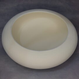 Ciotola Terracotta Bianca da Decorare, diam.10 cm,