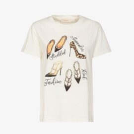 T-shirt con stampa e strass MARKUP DONNA