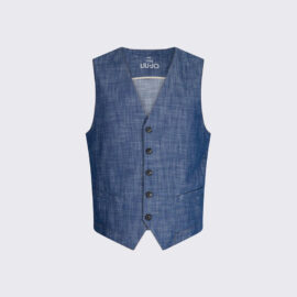 N. articolo  QA6024T493A77000 Gilet in denim chambray LIU JO
