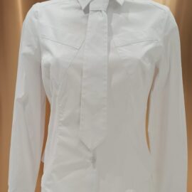 CATERINA - CAMICIA COTONE TASCHE TONDE EDAS