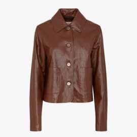 Giacca similpelle con bottoni MARKUP DONNA