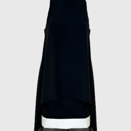 ABITO CON COLLETTO RICAMATO GELATINA _258 PELU24 EDLUX 392 001 NERO