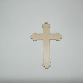 Croce in legno artigianale cm 6,5 x 4,5