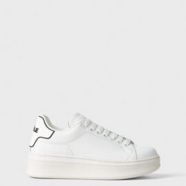 Sneakers Addict Con Rubber Patch • Bianco - Gaëlle Paris
