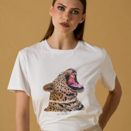 T-shirt leopardo roar NOSECRETS