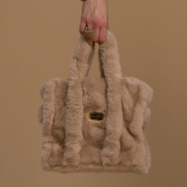 Tote bag simil pelliccia NOSECRETS