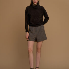 Maglia collo alto e micro paillettes NOSECRETS