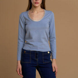 Maglia giro profilo brillanti NOSECRETS