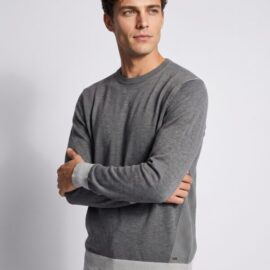 COD: MK2900007 Maglione Girocollo Vanisé con Toppe MARKUP